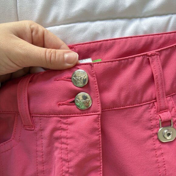 Daily Sports Golf Skort Skirt Pink Womens Size 2 Outdoor Pockets Nylon - Picture 3 of 12